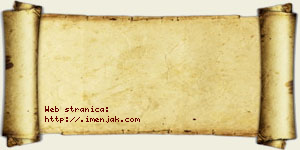 Neda Miljanić vizit kartica